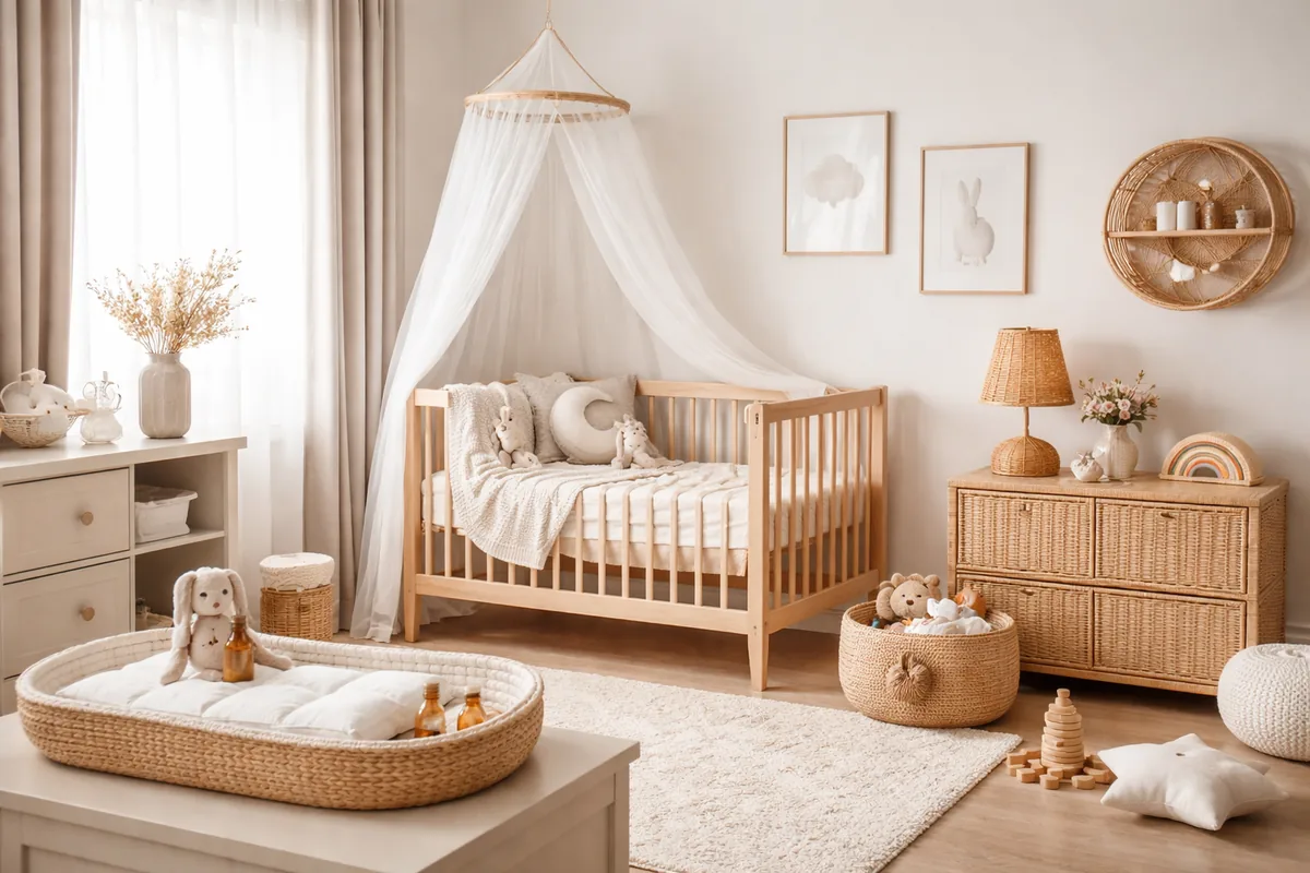 Comment choisir des accessoires de puériculture pour une chambre d'enfant chic