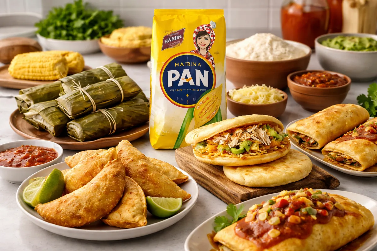 Quels plats traditionnels préparer avec de la farine Harina Pan