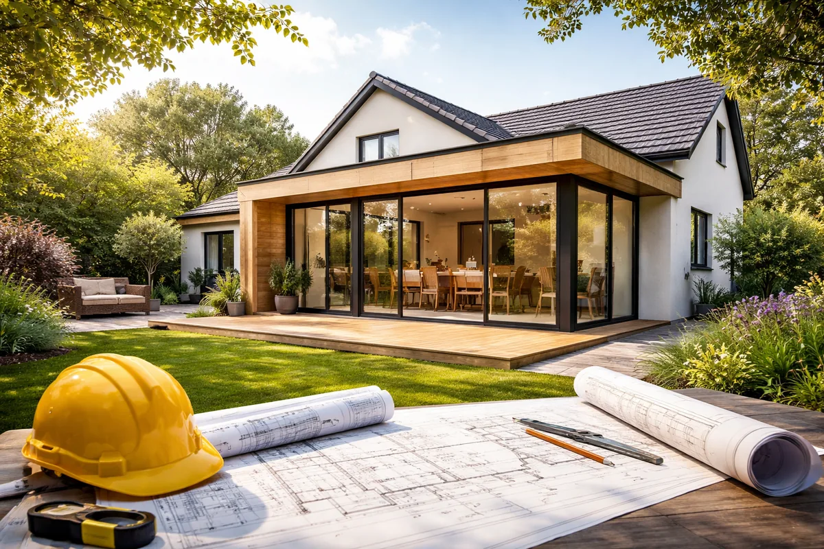 Comment préparer son projet d'extension de maison avec un permis de construire
